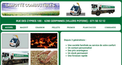 Desktop Screenshot of lamottecombustibles.be